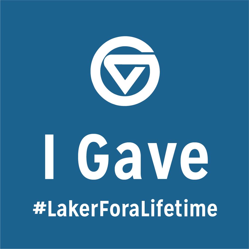 I Gave #LakerForaLifetime Blue